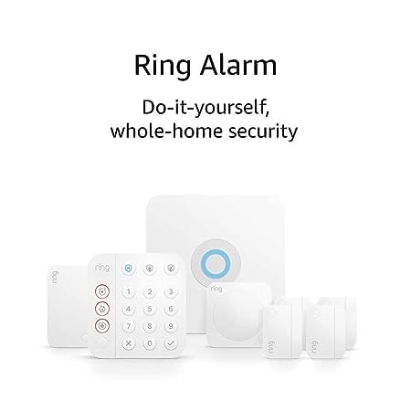 Like-New Ring Alarm 8-Piece Kit (newest model), Home or business security system with optional 24/7 professional monitoring