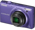 Nikon COOLPIX S6100 16 MP Digital Camera with 7x NIKKOR Wide-Angle Optical Zoom Lens and 3-Inch Touch-Panel LCD (Violet)