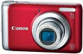 Canon PowerShot A3100IS 12.1 MP Digital Camera with 4X Optical Image Stabilized Zoom and 2.7-Inch LCD (Red) (Renewed)