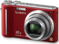 Panasonic Lumix DMC-ZS3 10MP Digital Camera with 12x Wide Angle MEGA Optical Image Stabilized Zoom and 3 inch LCD (Red)