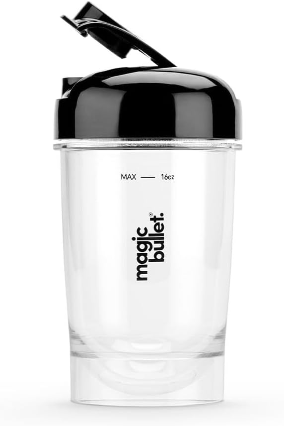 Magic Bullet® Mini Juicer,Countertop Space-Saving,2' Feed Chute for Fruits and Vegetables,400W,16oz Cup,Compact Design,Black,MBJ50100AK,(Pack of 2)