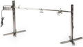 Ash & Ember 25W Tripod Rotisserie Roaster Stand, Rated 125 LB, Adjustable Height Open Fire Roaster, Round Stainless Steel Spit Rod, Electric BBQ Grill Stand for Pork, Chicken, Lamb, or Goat