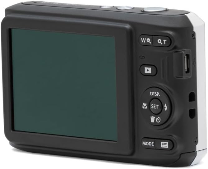 Kodak PIXPRO FZ45 Friendly Zoom Digital Camera (White) Bundle with 32GB SD Card and AA Batteries (4-Pack) (3 Items)