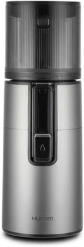 Hurom H400 Easy Clean Slow Juicer, Matte Black | Hands Free | Hopper Fits Whole Produce | Quiet Motor | BPA Free | Easy Assembly | Healthy Living | Cold Press Masticating Juicer (Titanium)