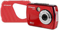 Polaroid IS048 Waterproof Instant Sharing 16 MP Digital Portable Handheld Action Camera, Red