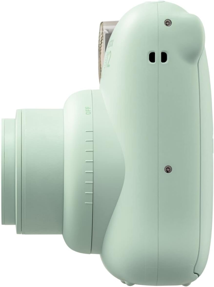 Fujifilm Instax Mini 12 Instant Film Camera (Mint Green) + Fuji Instax Mini Instant Film – 40 Sheets + Instant Camera Gift Bundle