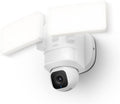 eufy Security Floodlight Camera E30, Security Camera Outdoor, 360° Pan and Tilt, AI Detection and Tracking, 2K Video, 2.4GHz Wi-Fi, 2,000 Lumens, Built-in Siren, 24/7 Recording，No Monthly Fee