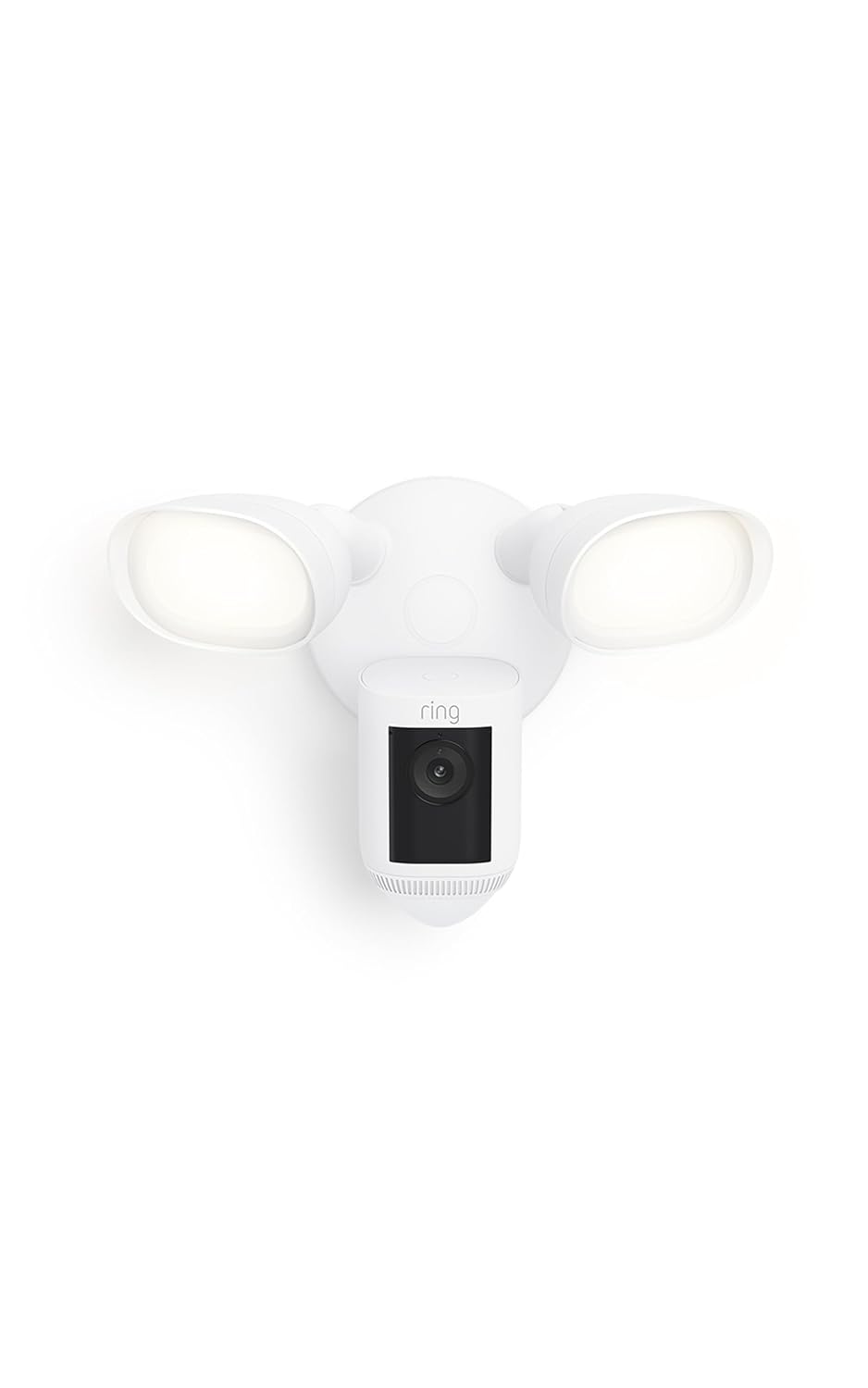 Ring Floodlight Cam Wired Pro, Home or business security, Retinal 2K Video, Color Night Vision and Two-Way Talk with Audio+, White