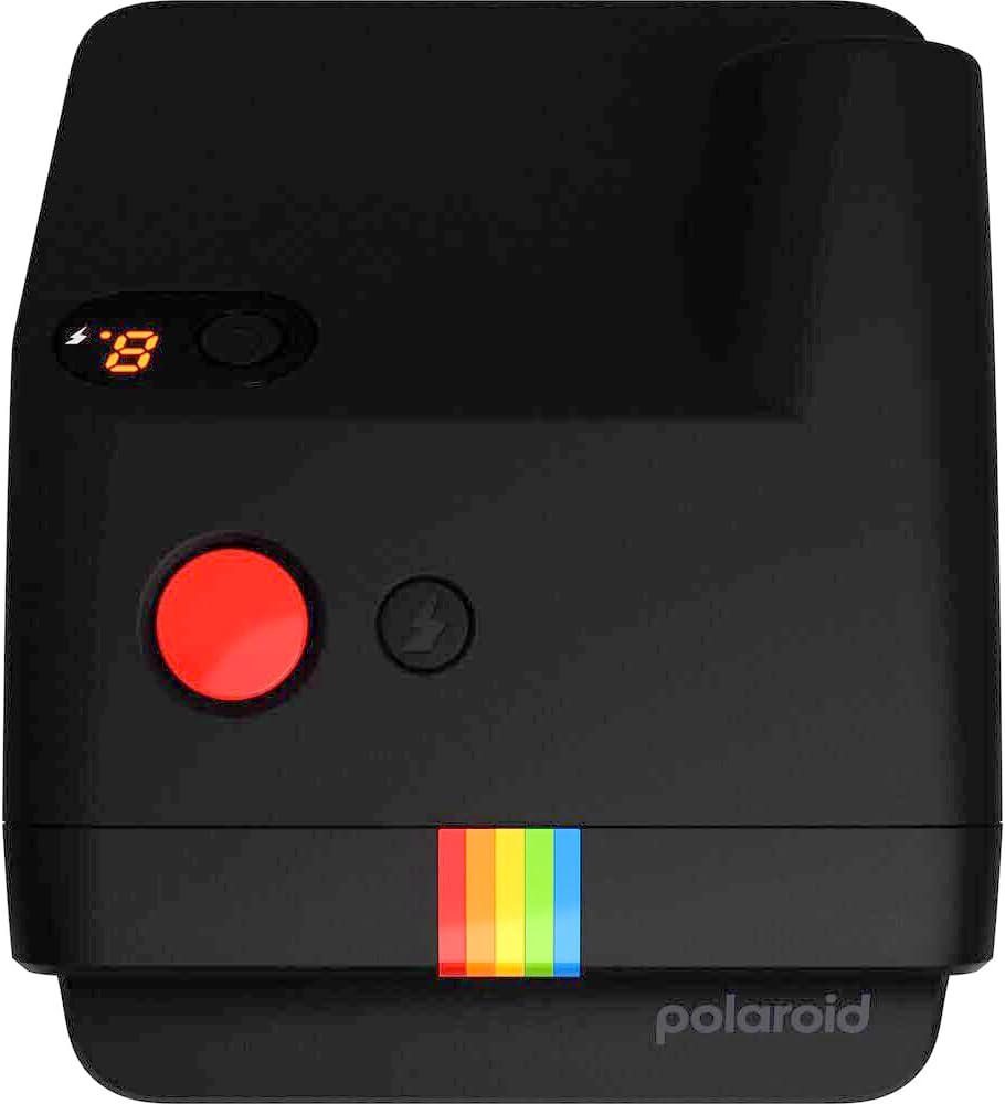 Polaroid Go Generation 2 Mini Instant Film Camera Bundle with Polaroid GO Color Film, Double Pack and Photo Album + Cloth (4 Items) (Black)