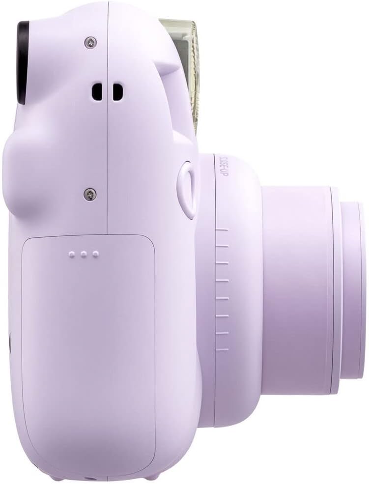 FUJIFILM INSTAX Mini 12 Instant Film Camera | Lilac Purple Bundled with INSTAX Mini Instant Film |40 Exposures + Instax Accessory Bundle + AA Batteries + Cleaning Cloth (10 Items)