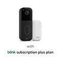 Blink Video Doorbell with 1-Year Subscription – Head-to-toe HD view, two-year battery. Sync Module Core included – System (Black)