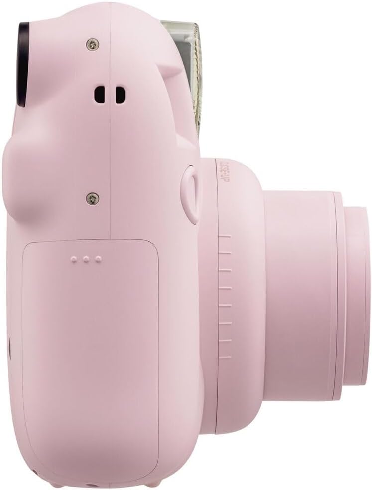 FUJIFILM INSTAX Mini 12 Instant Film Camera | Blossom Pink Bundled with INSTAX Mini Instant Film |40 Exposures + Instax Accessory Bundle + AA Batteries + Cleaning Cloth (10 Items)