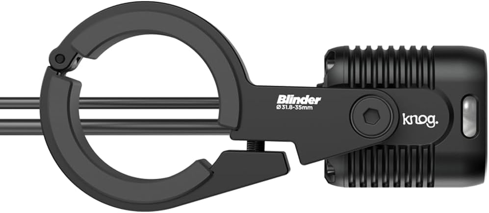 Knog Blinder E 1300 Lumen Ebike Headlight - Powerful Ebike Light with 1300 Lumen Beam,Handlebar Remote,Waterproof,Easy Install - Electric Bike Headlight - Compatible with Most Major Ebike Motor Brands