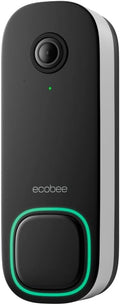 ecobee Smart Video Doorbell Camera (Wired) - with Industry Leading HD Camera, Smart Security, Night Vision, Person and Package Sensors, 2-Way Talk, and Video & Snapshot Recording