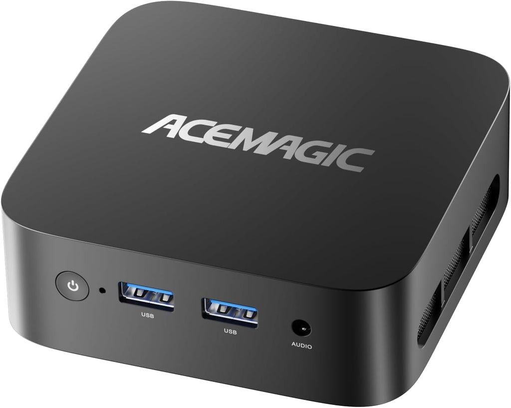 ACEMAGIC Mini Pc 11 Pro, Processor N97 up to 3.6 GHz Mini Computers, 8GB DDR4 256GB SSD, 4K Dual Display WiFi BT VESA Micro Small Pc for Business and Home, Mini Desktop