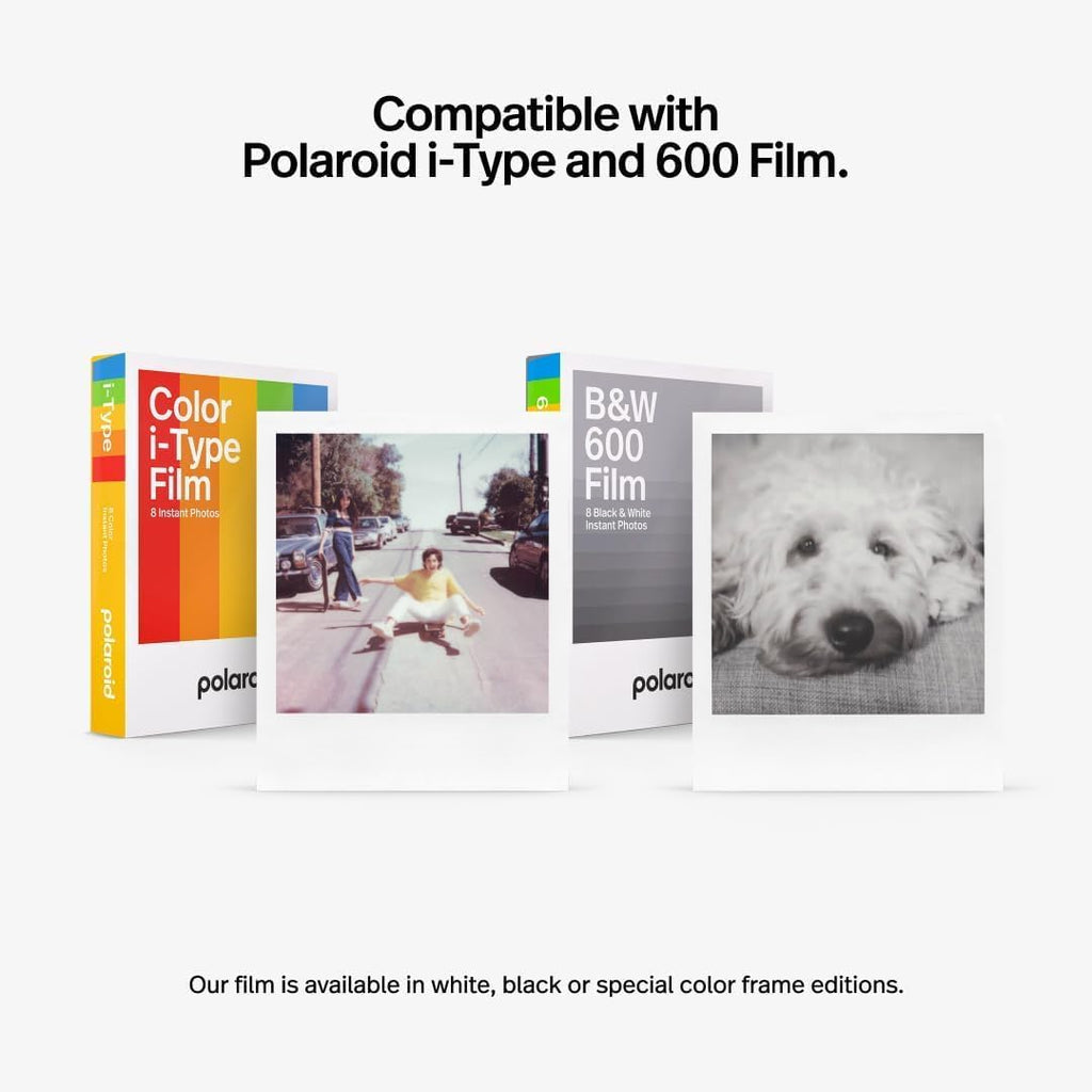 Polaroid Now+ Gen 2 Instant Camera, Forest Green, Bluetooth Now Plus Film Camera with 5 Piece Lens Filter Kit & Pouch, 8 Color Film, Works with Polaroid i-Type and 600 Film, and Lens Cleaning Cloth