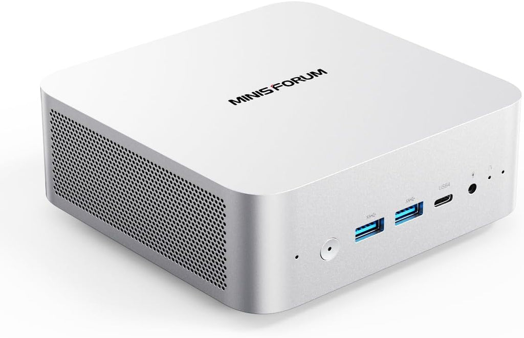 MINISFORUM M1 Pro-125H Mini PC Intel Core Ultra 5 125H (14C/18T, Up to 4.5Ghz), 32GB DDR5 512GB SSD, Mini Computers 2xUSB4/HDMI2.1/DP Quad Display, OCuLink, 2.5G LAN, Dual Speaker/DMIC, WiFi 7, BT5.4