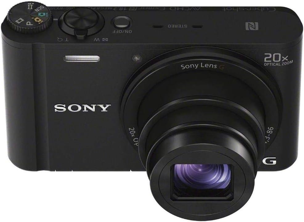 Sony DSCWX350 18 MP Digital Camera (Black)