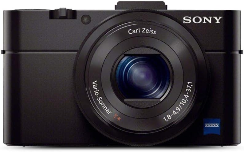 Sony RX100 II 20.2 MP Premium Compact Digital Camera w/ 1-inch Sensor, MI (Multi-Interface) Shoe and tilt LCD Screen (DSCRX100M2/B)