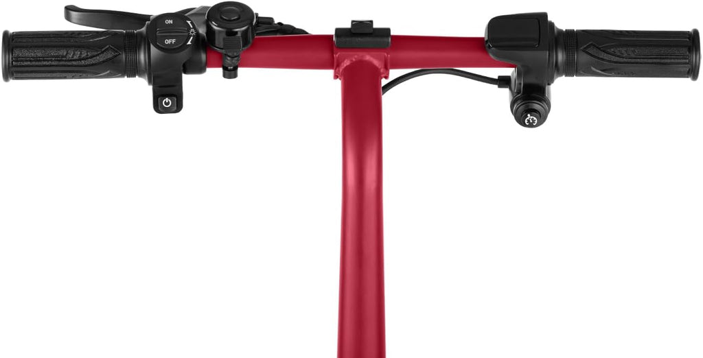 Jetson Bolt Electric Bike, Foot Pegs, Easy-Folding, Built-in Carrying Handle, Twist Throttle, Cruise Control, Up to 15.5 MPH, Range Up to 15 Miles, Ages 13+