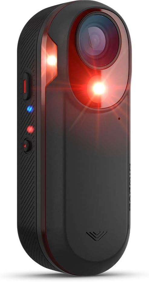 Garmin Varia™ RCT715, Bicycle Radar with Camera and Tail Light, Continuous Recording, Vehicle Detection