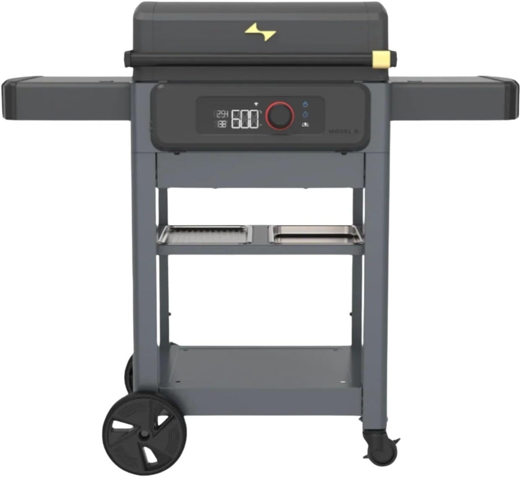 Current® Model G Griddle, Smart Electric Outdoor Flat Top BBQ Grill with 200°F to 600°F Range for Searing & Roasting, Digital Precision, Apartment-Friendly & Weather-Resistant, Onyx