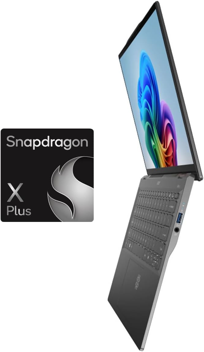 acer Swift 14 AI Copilot+ PC | 14.5' 2.5K 120Hz Display | Unlock AI Experiences | Snapdragon X Plus 10-Core Processor | 16GB LPDDR5X | 1TB Gen 4 SSD | Wi-Fi 7 | Windows 11 Home | SF14-11-X128