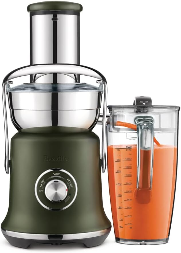 Breville BJE830OLT Juice Fountain Cold XL, 70 fl oz, Olive Tapenade