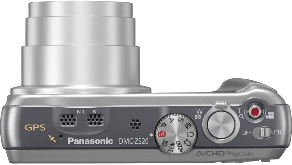 Panasonic Lumix ZS20 14.1 MP High Sensitivity MOS Digital Camera with 20x Optical Zoom (Silver)