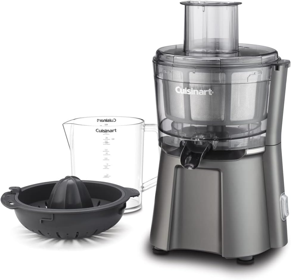 Cuisinart CJE-2000 Combo Juice Extractor/Citrus Juicer, Black
