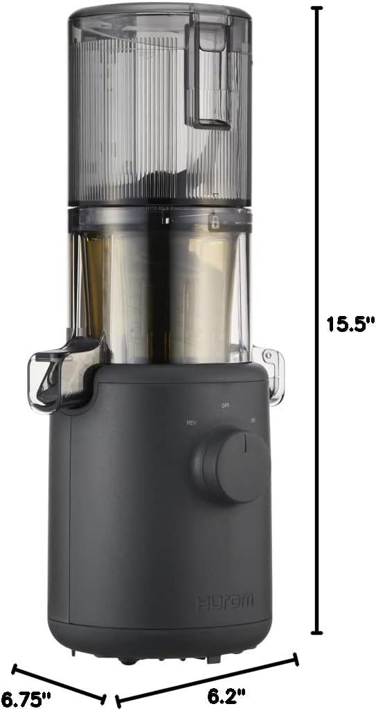 Hurom H310A Personal Self Feeding Slow Masticating Juicer (Matte Black)