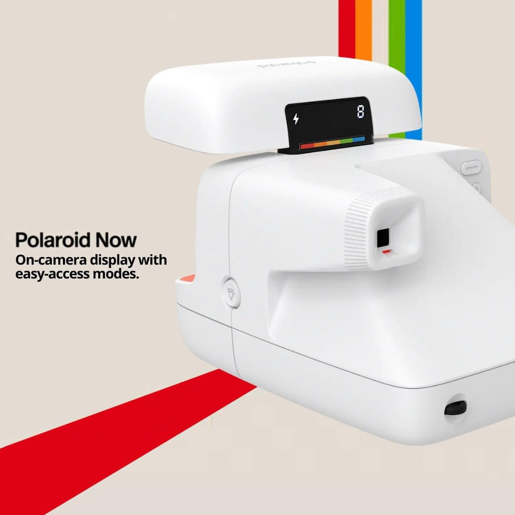 Polaroid Flip Instant Camera with Sonar Autofocus, Retro Instant Film Camera Bundle (Black) Includes B&W Film, Color Film, and Film Kit (4 Items) - Vintage Design, Easy-to-Use for Photography Lovers