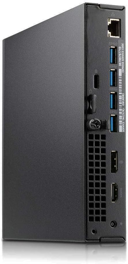Dell OptiPlex 7050 Micro Computer, Intel Quad Core i5-6500T up to 3.1GHz, 16G DDR4, 256G SSD, Windows 11 Pro 64 Bit (Renewed)