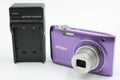 Nikon COOLPIX S3100 14 MP Digital Camera with 5x NIKKOR Wide-Angle Optical Zoom Lens and 2.7-Inch LCD (Purple) (OLD MODEL)