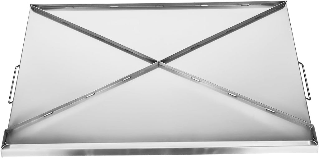 VEVOR Stainless Steel Griddle, 36x22 inch Universal Flat Top Rectangular Plate, Gas Grill Griddle for BBQ Grill, Teppanyaki, Portable Family Cookware with Handle, for Camping Tailgating Party