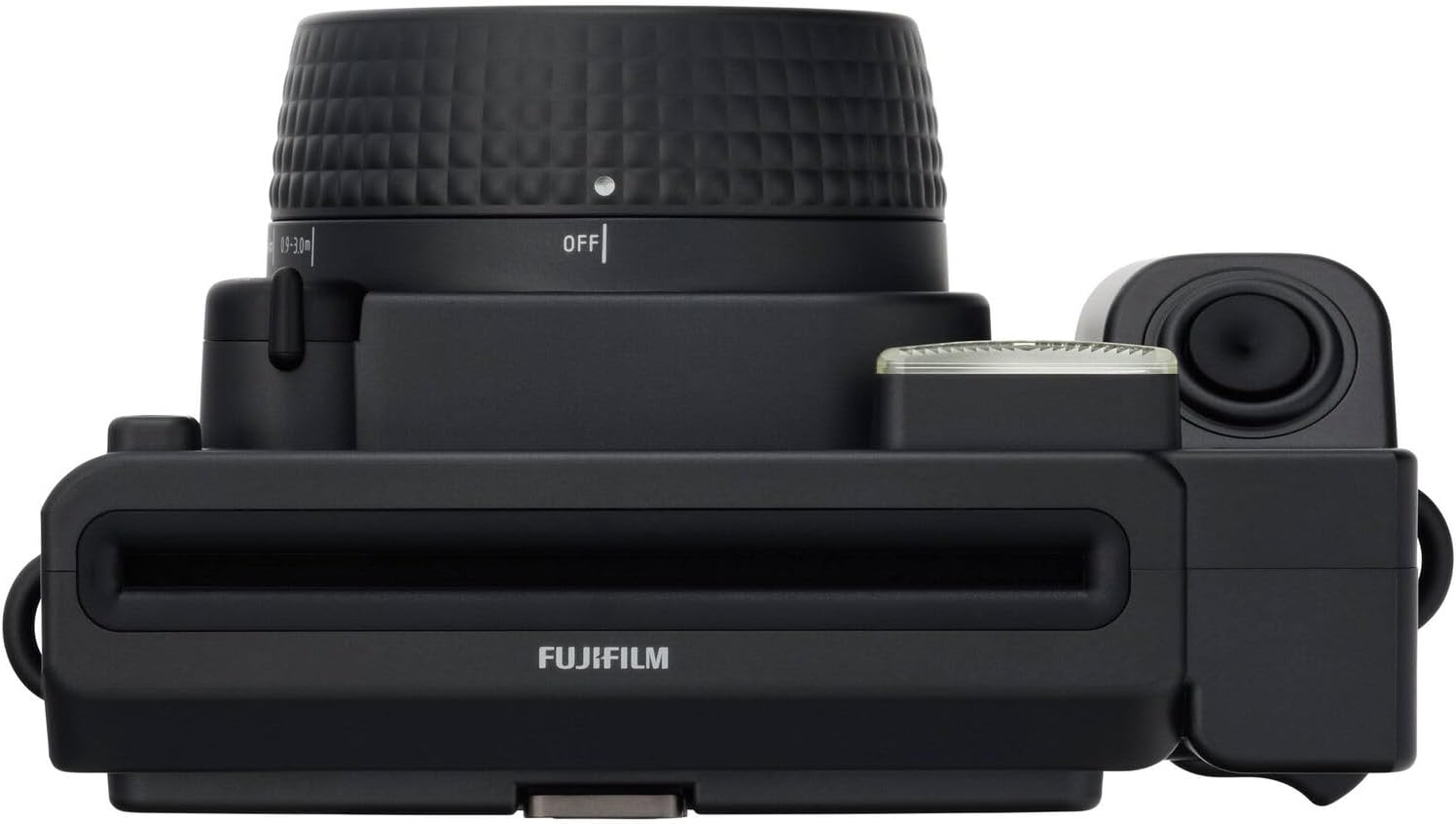 FUJIFILM INSTAX Wide 400 Instant Camera | Jet Black Bundled with INSTAX Wide Instant Film | 20 Exposures + Wide Album & Colored Frames + Cleaning Cloth (4 Items)