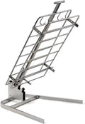 Argentine Asado Cross - Asador Criollo Estaca with Adjustable Base, Asado a la Cruz, BBQ Grill, Robust Design, Argentina grill outdoor, Includes Rotatable Cross, Durable Iron Construction