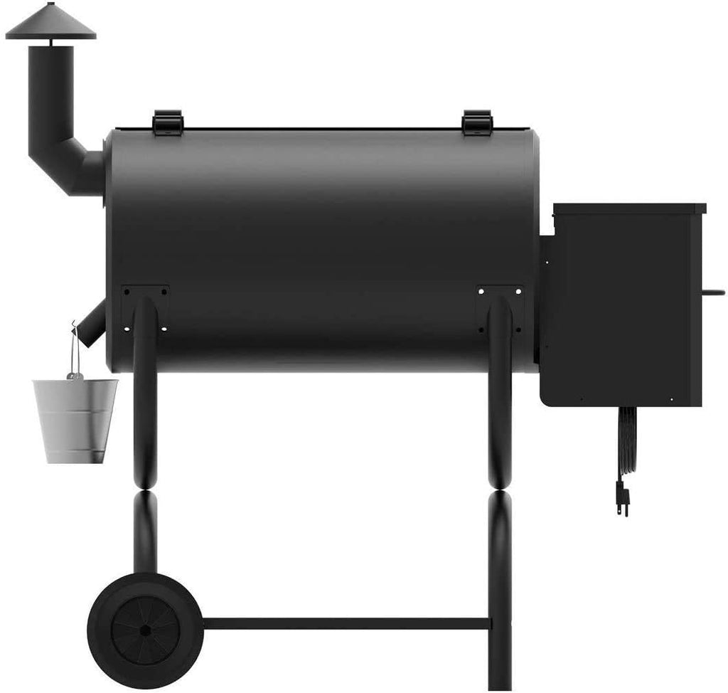 Z GRILLS ZPG-550B 2022 Upgrade Wood Pellet Grill & Smoker 8 in 1 BBQ Auto Temperature Control, Cooking Area, 550 sq in Black
