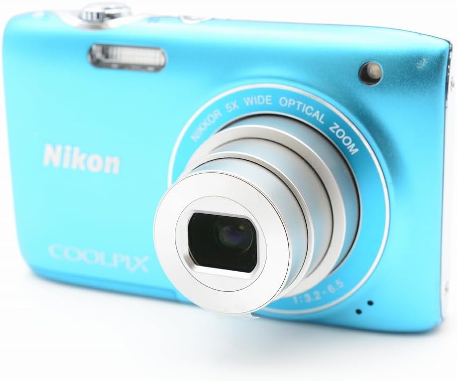 Nikon COOLPIX S3100 14 MP Digital Camera with 5x NIKKOR Wide-Angle Optical Zoom Lens and 2.7-Inch LCD (Blue)