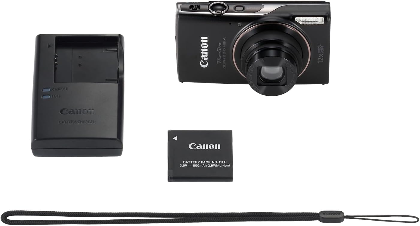 Canon PowerShot ELPH 360 HS A Black