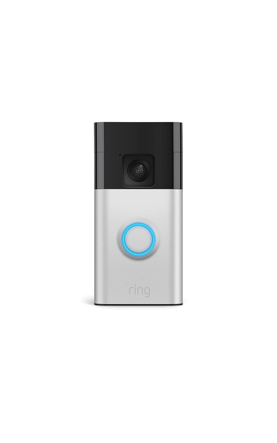 Ring Battery Doorbell, Solar, Head-to-Toe Video, Live View with Two-Way Talk, and Motion Detection & Alerts (2024 release), Satin Nickel