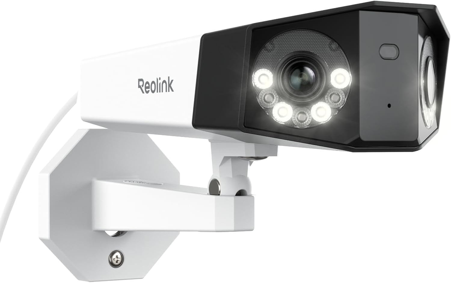 REOLINK 4K PoE Security Camera System, Home Outdoor IP Camera in 180 Degree Viewing Angle, Human/Vehicle/Pet Detection, Color Night Vision, Two Way Talk, Up to 512GB microSD Card, Duo 2 PoE