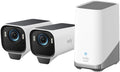 eufy Security eufyCam S3 Pro 2-Cam Kit, Solar Camera Outdoor Wireless, MaxColor Night Vision, 4K Security Camera with Solar Panel, Facial Recognition, Built-in Local Storage (Up to 16TB)