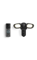 Ring Wired Doorbell Pro (Newest Model) with Floodlight Cam Pro (Newest Model), Black