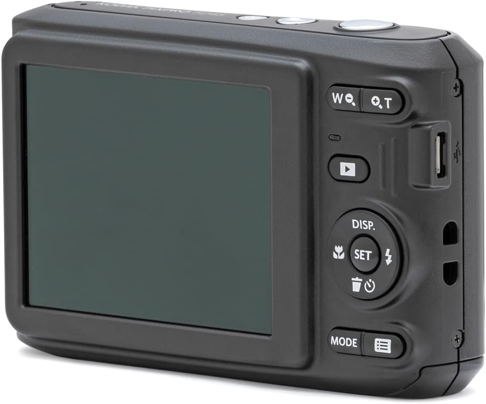 Kodak FZ45BK PIXPRO 16MP Digital Camera Black Bundle with Lexar 64GB High-Performance 800x UHS-I SDHC Memory Card Blue Series