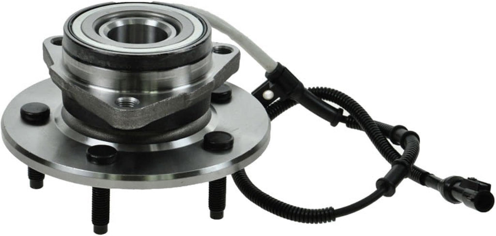 TRQ 2 Piece Front Wheel Bearing & Hub Assembly Set 4WD Compatible with 1997-2000 Ford F-150