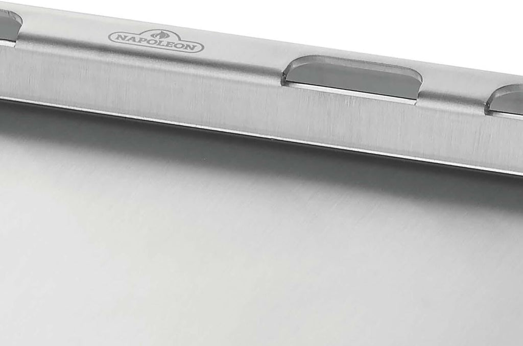 Napoleon BBQ Grill Accessory, Stainless Steel Griddle Insert - Compatible with Rogue/Freestyle 425 Model Grills, 20' x 16', Integrated Grease Traps