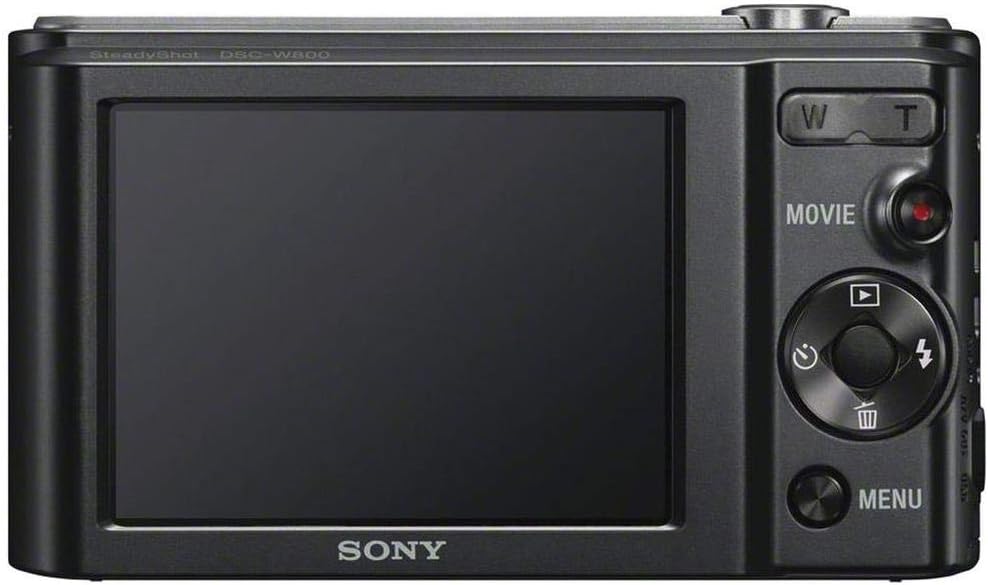 Sony DSCW800/B 20.1 MP Digital Camera (Black)