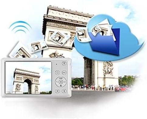 Samsung WB35F 16.2MP Smart WiFi & NFC Digital Camera with 12x Optical Zoom and 2.7' LCD (White)
