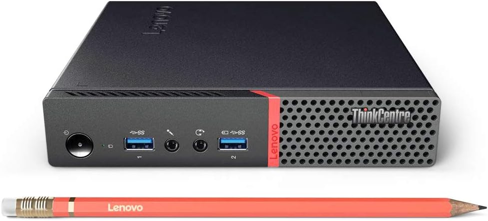 Lenovo ThinkCentre M900 Tiny Desktop, Quad Core i7 6700T 2.8Ghz, 16GB DDR4, 256GB NVMe PCIe SSD, Windows 11 Pro (Renewed)